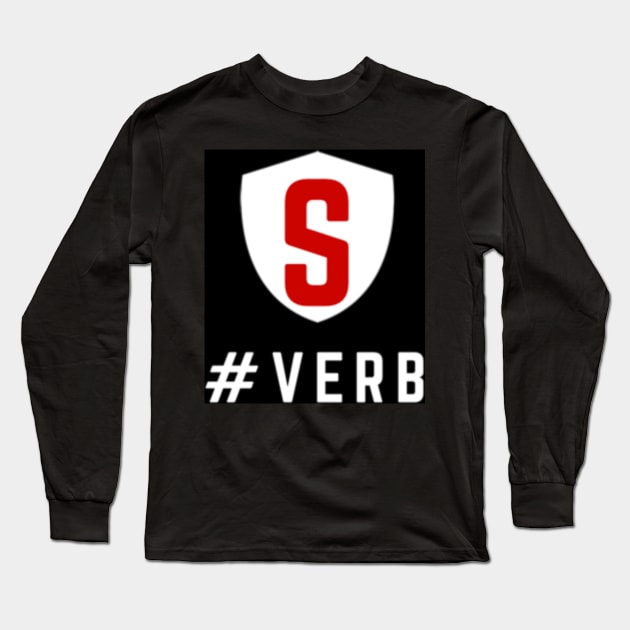 Hashtag Verb Long Sleeve T-Shirt by SHE IS A VERB